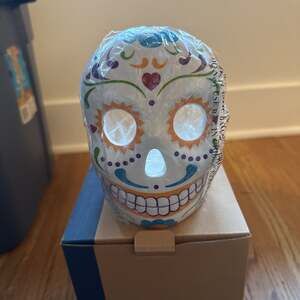 Partylite Halloween Skeleton Masquerade Votive Holder